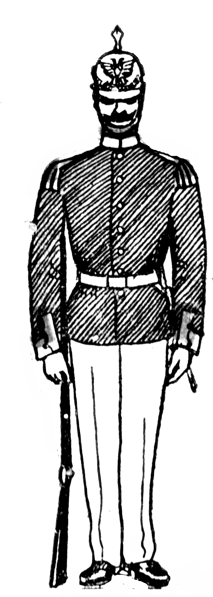 Germany  Soldier 1901   Clipart Etc