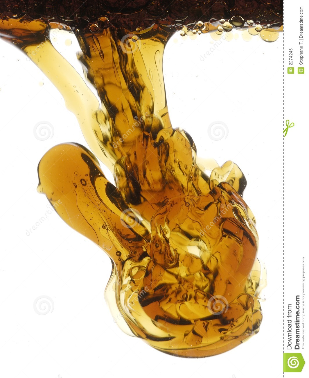 More Similar Stock Images Of   Blob Of Oil Dropping In Water  