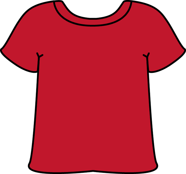 Red Tshirt Clip Art   Blank Short Sleeve Red Tshirt  This Image Is A    