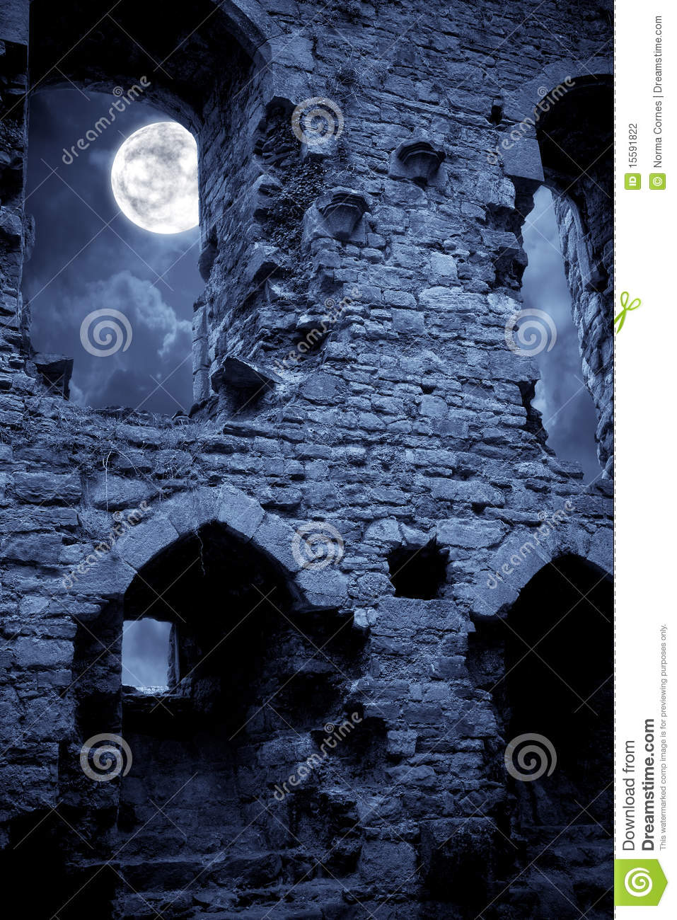 Spooky Castle Stock Photography   Image  15591822
