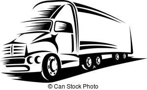 Truck Vector Clip Art Royalty Free  14491 Delivery Truck Clipart