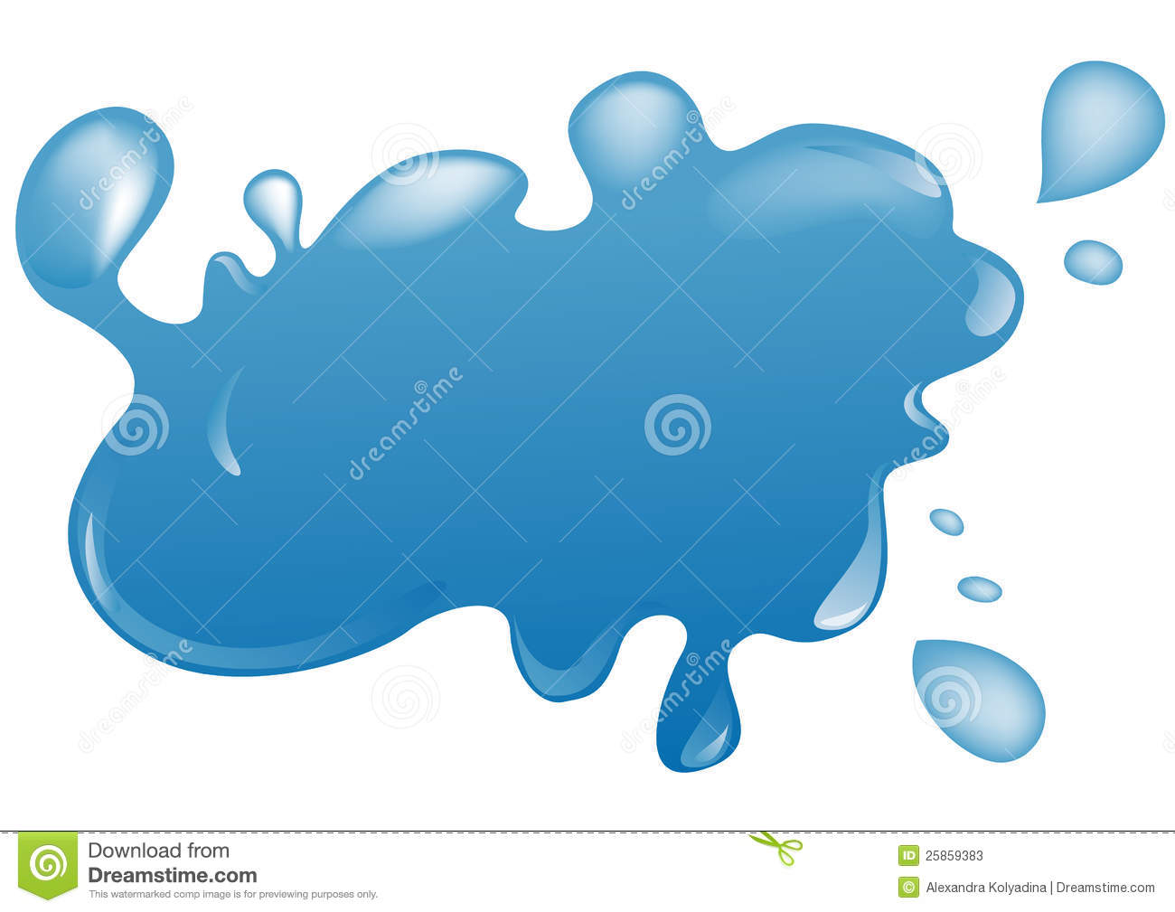 Water Blob Stock Photos   Image  25859383