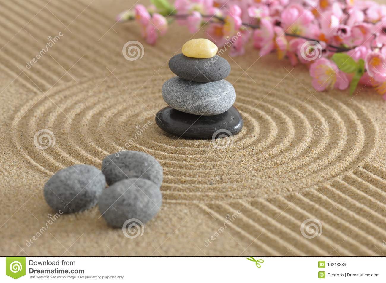Zen Garden Royalty Free Stock Images   Image  16218889