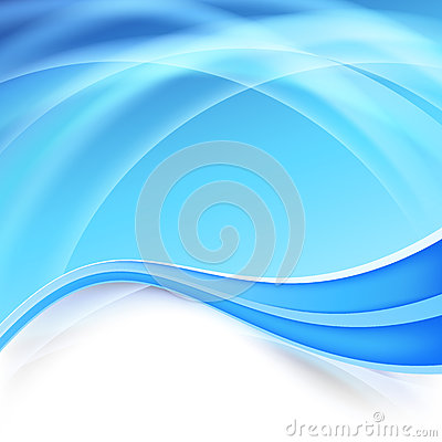 Blue Background With Glow Swoosh Lines   Border Glare Business Tech