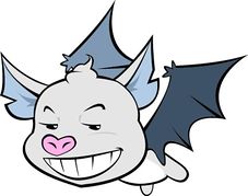 Character Bat Pig Animal Computer Graphic Illustrations And Clipart