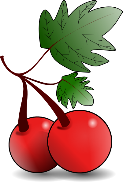 Cherries Fruit Clip Art At Clker Com   Vector Clip Art Online Royalty    