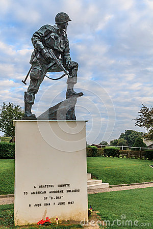 Iron Mike Statue In Normandy France Royalty Free Stock Image   Image