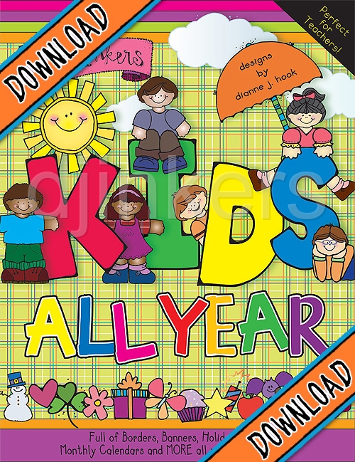 Kids Clipart Borders Calendars   Sayings For The Whole Year By Dj