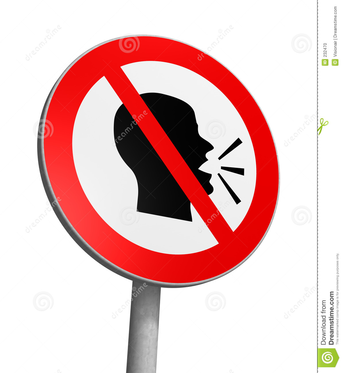 No Talking Sign Clip Art Pictures