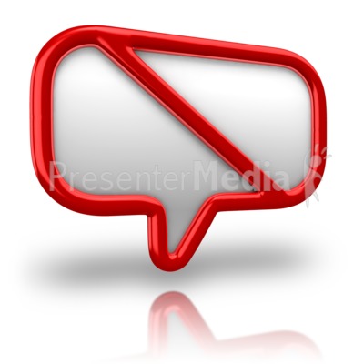 No Talking Sign   Presentation Clipart   Great Clipart For