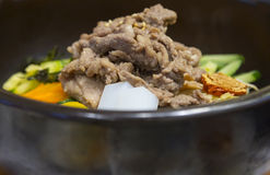 Pork With Rice Stir Fired The Food Of Korean Style Royalty Free Stock    
