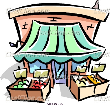 Produce Stand Clipart