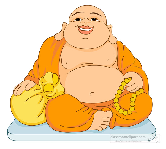 Religion   Laughing Buddha   Classroom Clipart