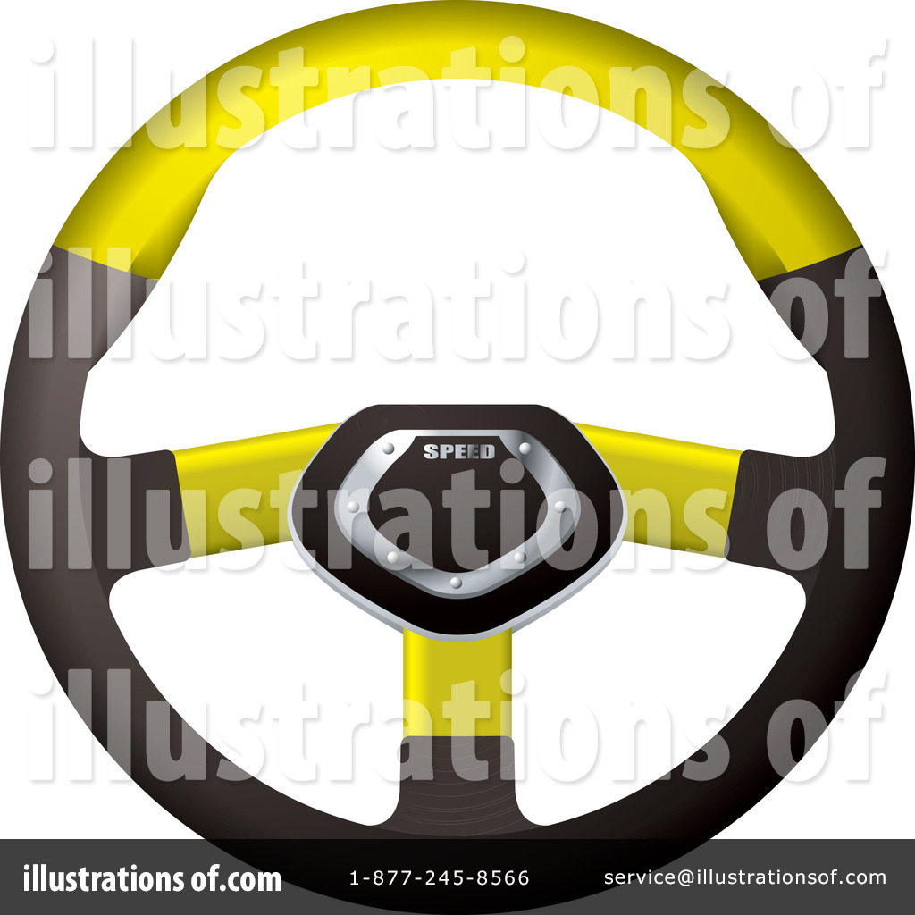 Royalty Free Rf Steering Wheel Clipart Illustration 1069672 By