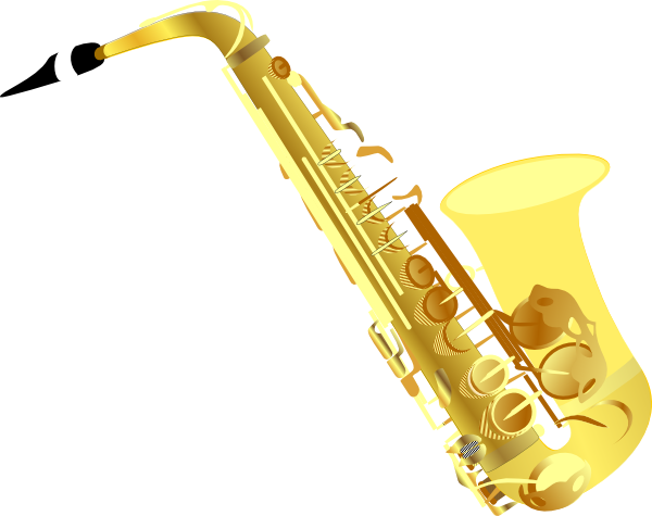 Saxophone Clip Art At Clker Com   Vector Clip Art Online Royalty Free    