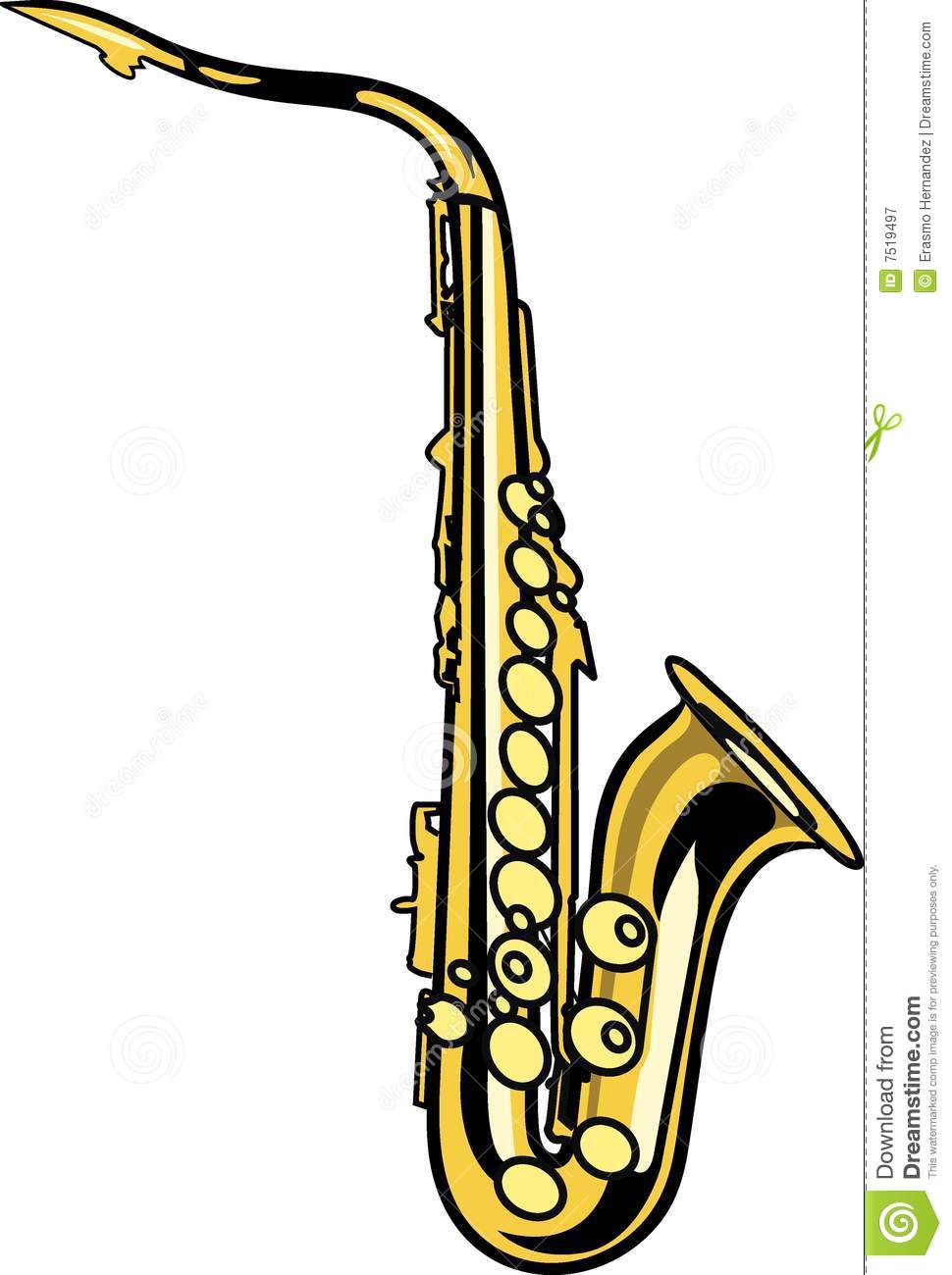 Saxophone Royalty Free Stock Photography   Image  7519497