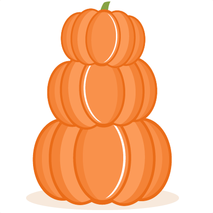 Stacked Pumpkins Svg Scrapbook Cut File Cute Clipart Files For