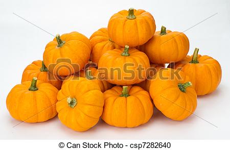 Stock Photo   Fall Pumpkins Stacked For Decoration   Stock Image