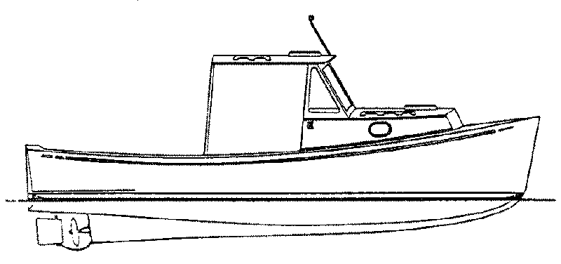 Boat Outline   Clipart Best