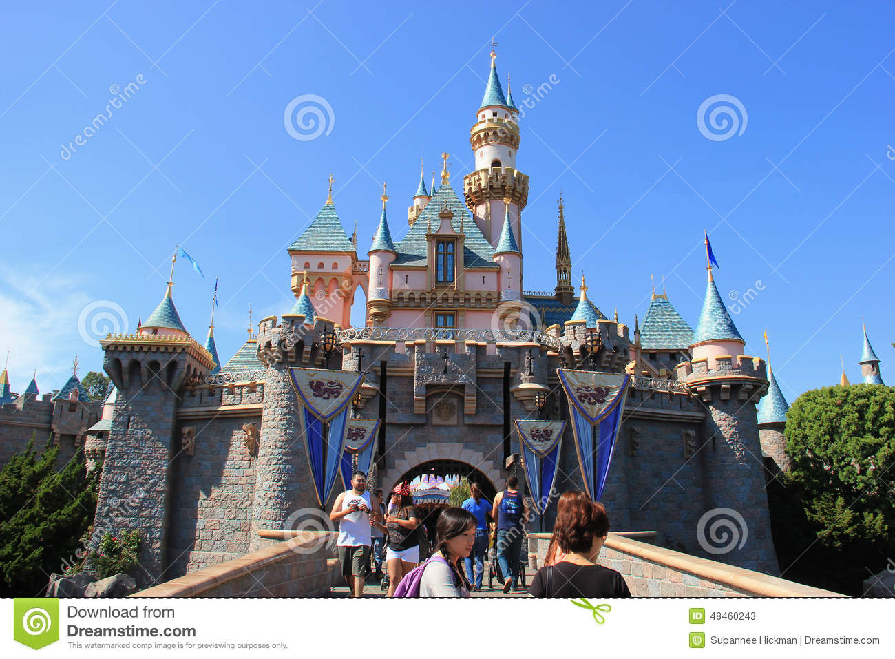 Castle The Fairy Tale Structure Castle At Disneyland Is Based On The