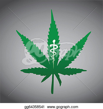 Clipart   Cannabis Marijuana On Medical Prescription Illustration