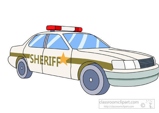 Emergency   Sheriffs Car 427   Classroom Clipart