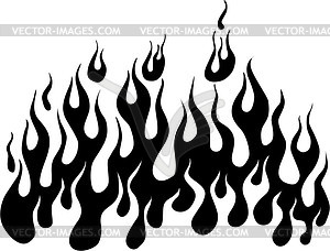 Flame   Vector Clip Art