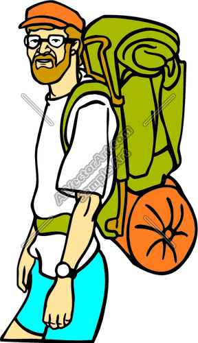 Hiking4 Clipart And Vectorart  Sports   Outdoor Sports Vectorart And