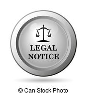 Legal Notice Icon Internet Button On White Background