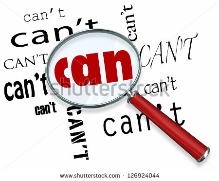 Magnifying Glass Finds The Word Can Among Many Instances Of Can T