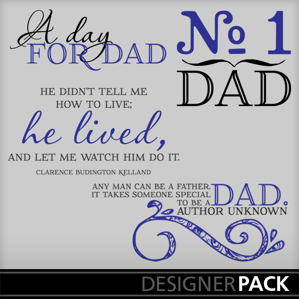 Matter Of Memories   Word Art  Father S Day Word Art Pack