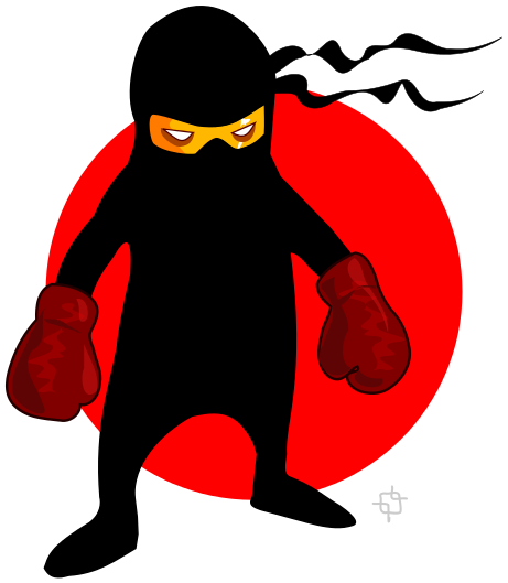 Ninja Boxer   Http   Www Wpclipart Com Cartoon People Ninja Ninja    