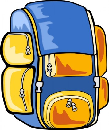 Open Backpack Drawing   Clipart Panda   Free Clipart Images