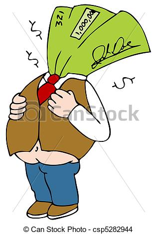 Paycheck Clipart Can Stock Photo Csp5282944 Jpg