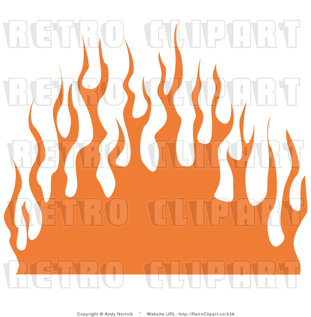     Royalty Free Wall Of Flames Vector Clipart By Andy Nortnik    238