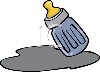 Spilled Milk In A Vector Clip Art Illustration   Royalty Free Clipart