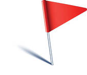 Triangle Flag Clipart Triangle Flag Pin