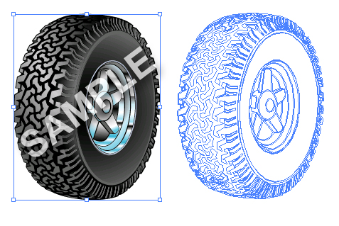 Truck Tire Clipart Vectored Custom Clip Art   4x4