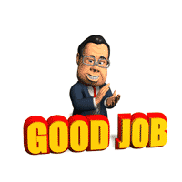 Businessman Clapping Good Job Animated Clipart