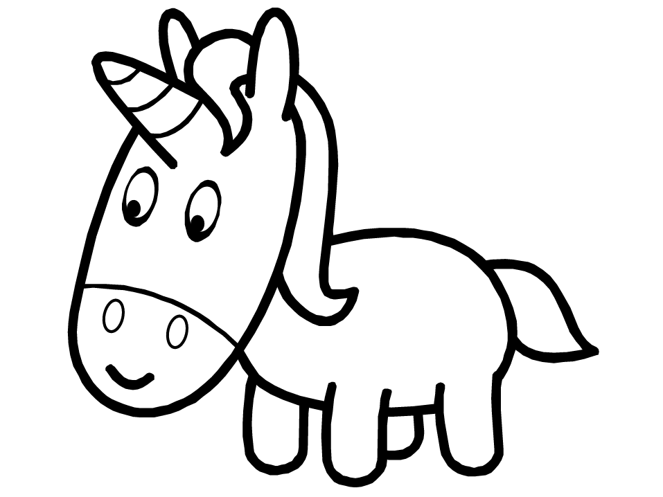 Cute Unicorn Drawing Cute Unicorn Coloring Pages Gif
