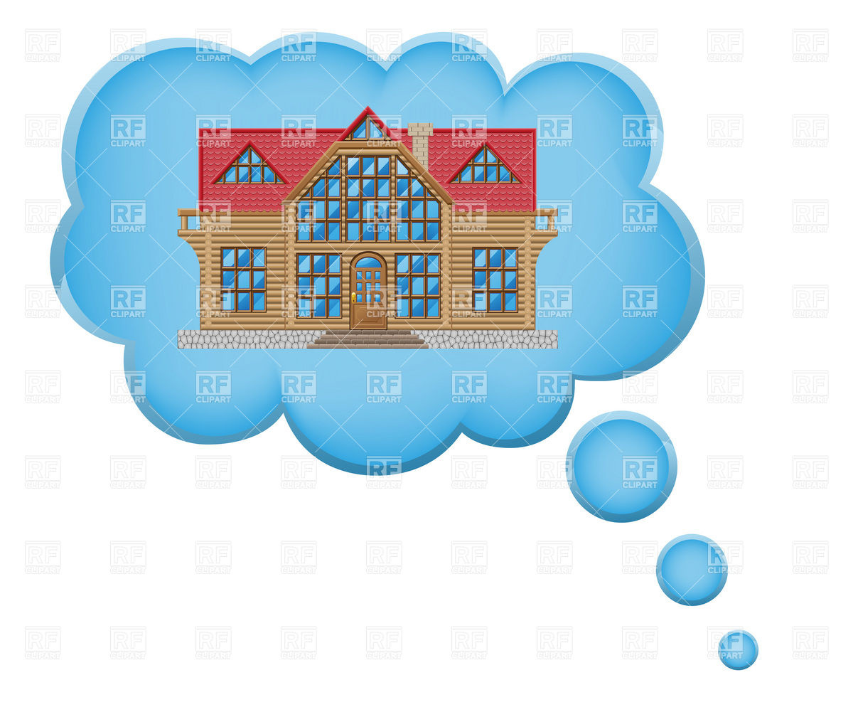 Dream About Realty   Timber House Inside Cloud Download Royalty Free