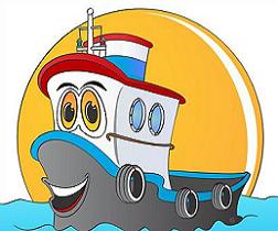 Free Tugboat Clipart
