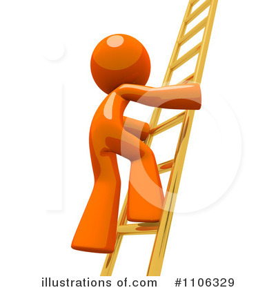 Ladder Clipart  1106329 By Leo Blanchette   Royalty Free  Rf  Stock