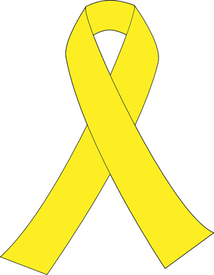 More   Awareness Ribbon Colors   Yellow  Sarcoma   Bone Cancer