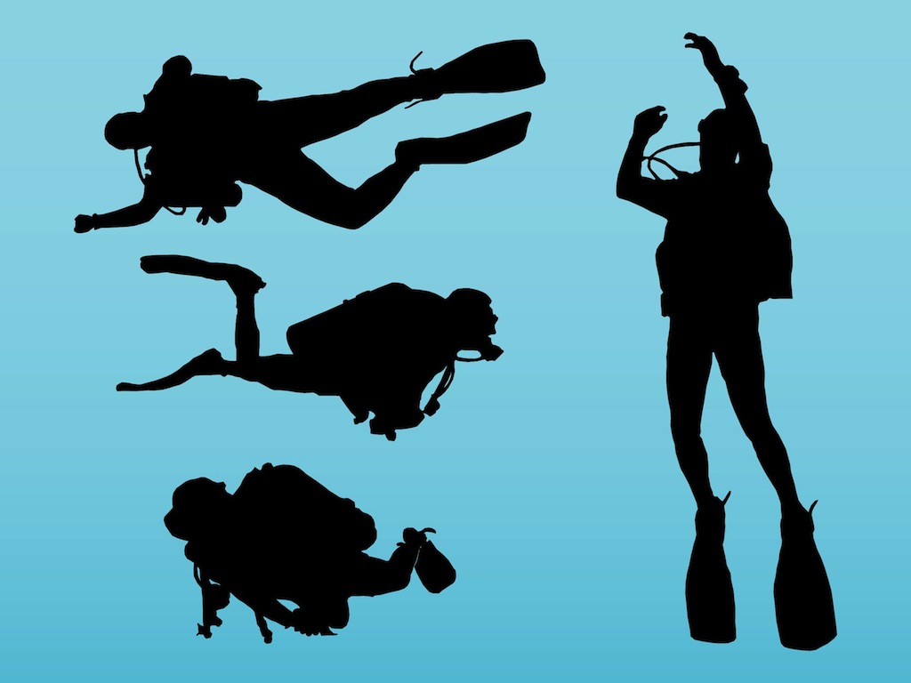 And Last But Not Least One More Scuba Diver Clipart For The    