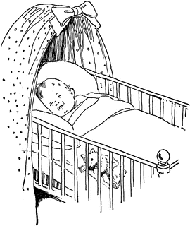 Baby Cot Clipart