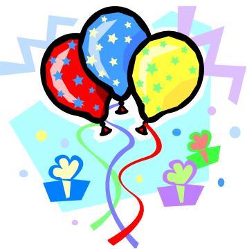 Birthday Party Clipart 010911  Vector Clip Art