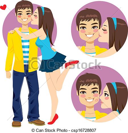 Boyfriend And Girlfriend Clipart Vector Clip Art De Pareja