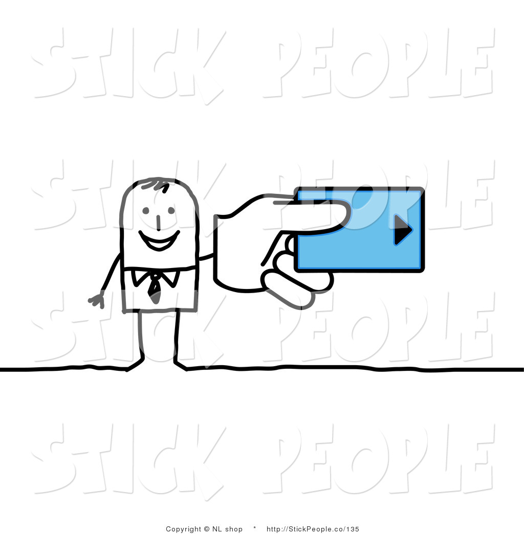     Businessman Holding A Hotel Room Key Card Or A Credit Card By Nl Shop
