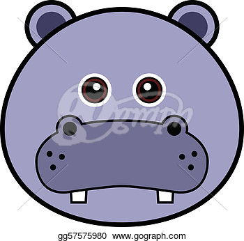Clipart Cute Animal Faces In One Of 25 Of Them Stock Illustration
